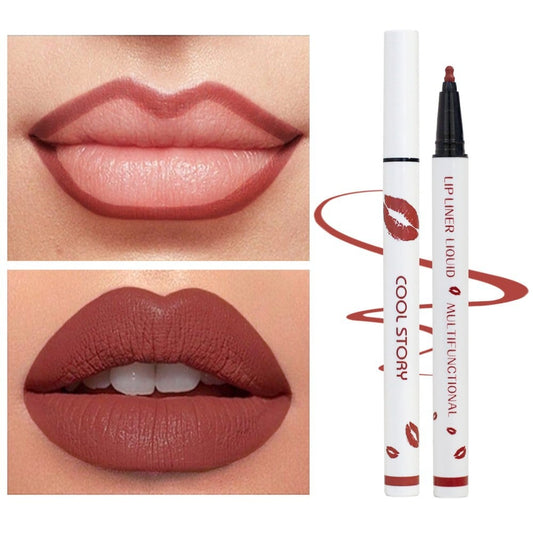 ⏰Hot Sale BUY 1 GET 1 FREE💄Waterproof Long-Lasting Matte Lip Liner