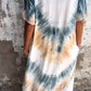 Tie-dye V-neck Long Comfortable Dress